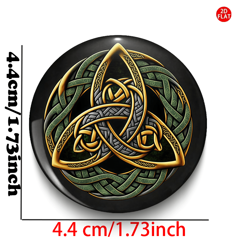Celtic Knot Classic Fashion Brooch, Collectible Badge